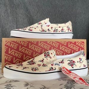 Floral Classic Slip-on Vans